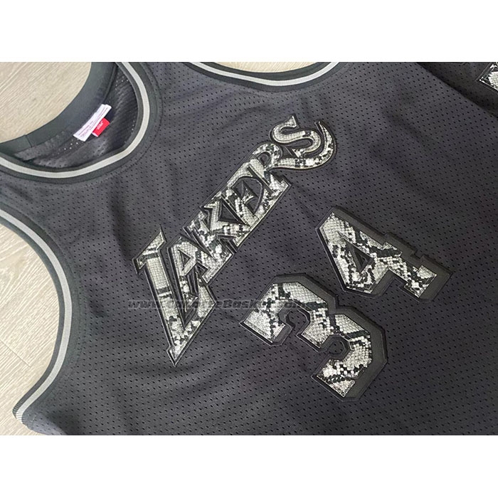 Maglia Los Angeles Lakers Kobe Bryant #34 Swingman Mitchell & Ness 1996-97 Nero